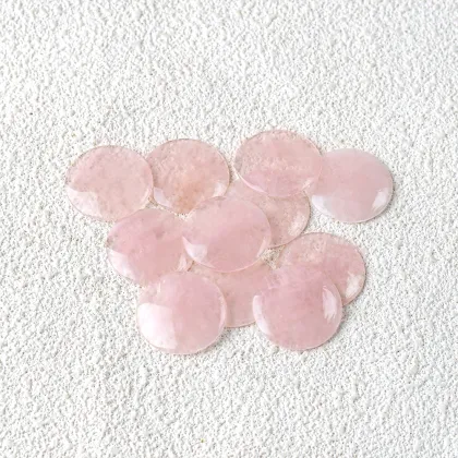 Rose Quartz Round Shape Natural Pink Quartz