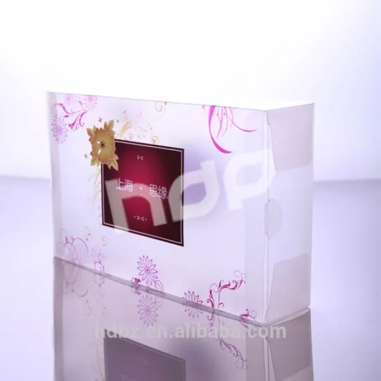 Newest Frosted PP Packaging Box for gift wholesale