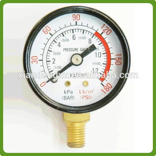 Contemporary Promotional Freon Pressure Gauge With Rubber, High Quality