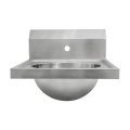 Oval Wall Mount Hand Sink with Backsplash