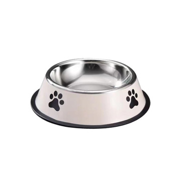 ONE PET wholesales durable custom luxury metal food and water feeding insulated stainless steel pet cat dog bowl