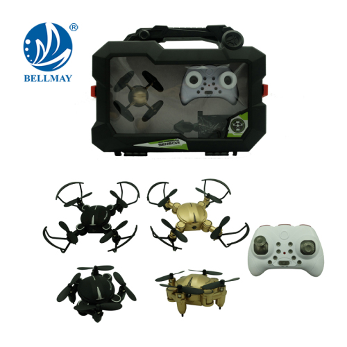 Nyaste 2,4 GHz 6 Axis Mini Foldable RC Drone med 0.3MP Wifi Camera