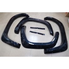 Bollares de guardabarros de camiones negros premium para Toyota Tacoma 2016