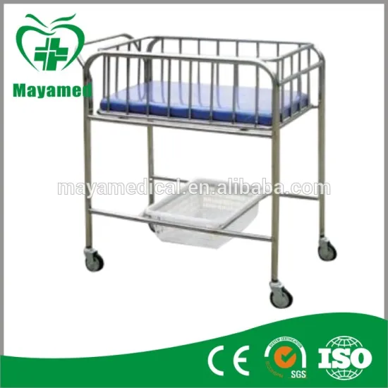 MY-R037 Stainless steel durable hospital Baby Bed
