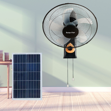 Solar Powered 18-inch Ceiling Fan with AC/DC Dual Panel and Battery Backup