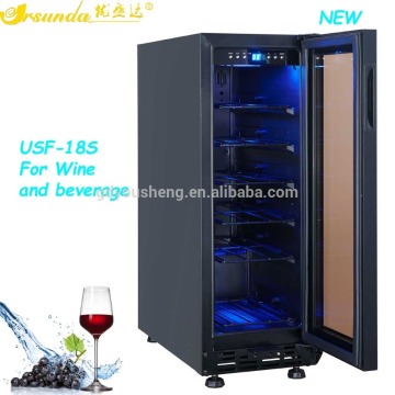18 Bottles Yousheng new style build in or free standing compressor wine cooler/cellars/refrigerator