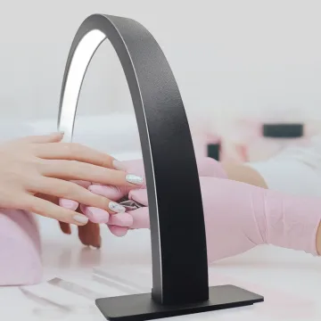 U-Shaped LED Light Nail Lamp Manicure Table for Beauty Salons