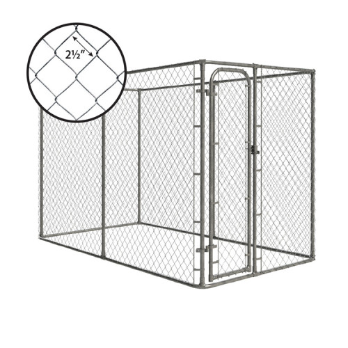 Kennel de perro de cadena de cadena galvanizado de bricolaje Diy