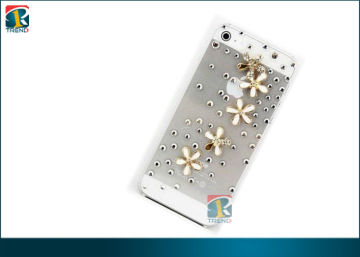 Tough, Durable 3d Full Diamond Bling Hard Case Cover For Iphone 5 Tc-iph5-c033
