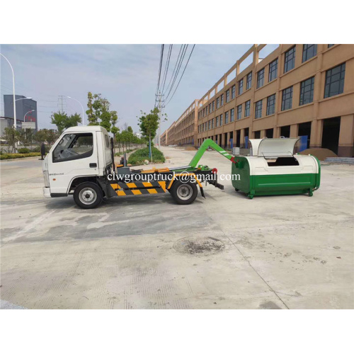 5000 liters arm roll garbage hook lift truck