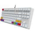 87 teclado de jogos mecânicos com fio