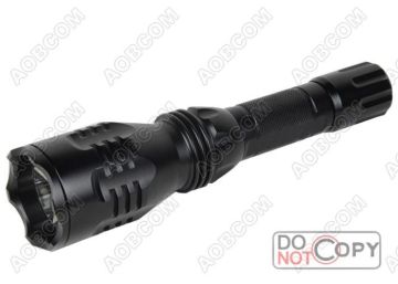 High Power Rechargeable Flashlight With Hidden Recharging Port Abc6