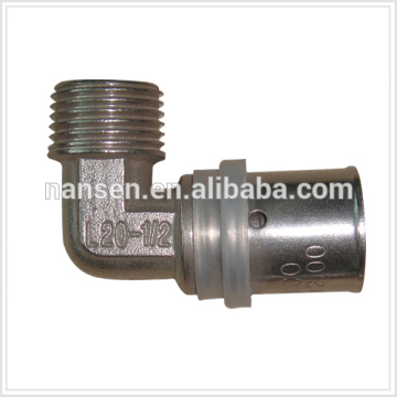 Forging copper press fittings for pex-al-pex pipes press fittings