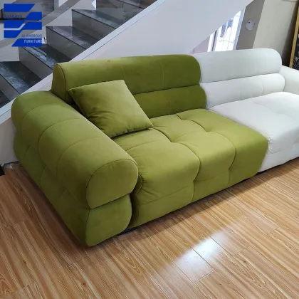 Modern Luxury Reclining Modular Sofa with Lazy Lounge Feature