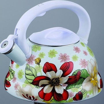 3.0L ENAMEL WHISTLE KETTLE