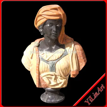 White Marble Stone Bust,Stone Bust Sculpture, Polished Stone Bust