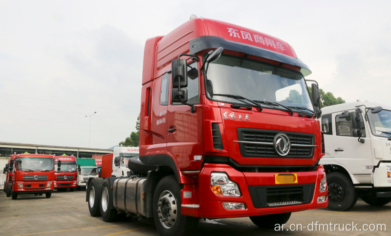 رأس جرار 6X4 Dongfeng بقوة 420 حصان