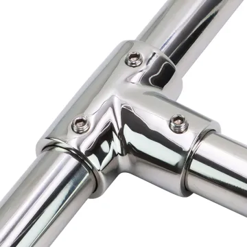 316 Stainless Steel 90 Degree Elbow Handrail for Marine Boat Yacht Railing