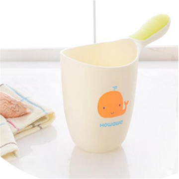 Safe Cute Infant Bath Spoon Rinse Cup