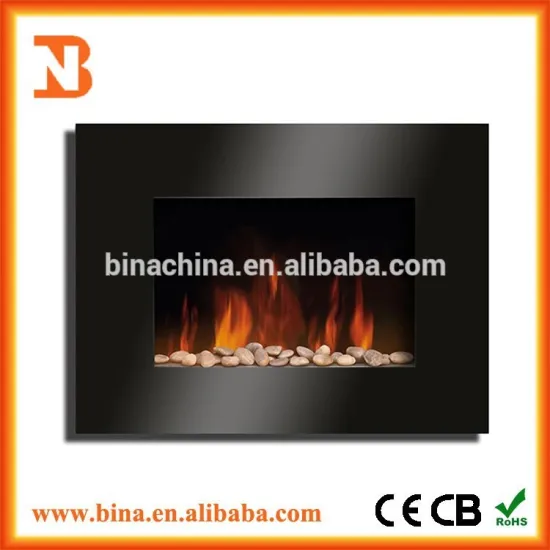 2015 remote control flat decor flame electric fireplace heater