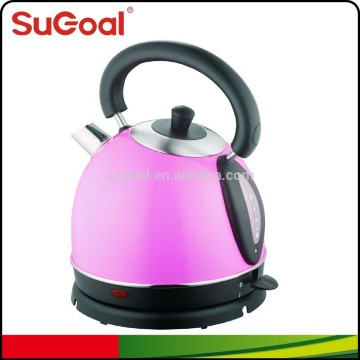 SuGoal New design 1.8L cordless electric kettle, stainless steel kettle with CB/CE/GS approval