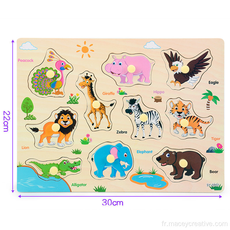 Puzzle de la carte 4-8 PCS sans chevilles