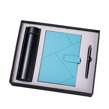 Notebook PU personalizado, botella de agua y regalos de lápiz de lujo para hombres
