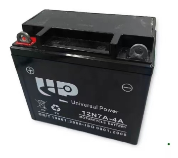 Honlg Factory Direct Supply 12V 7Ah 12N7 Lead Acid Motorcycle Batteries