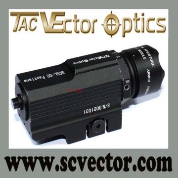 Vector Optics Fastlane Pistol Tactical 20mW High Power Adjustable Small Green Laser Sight with Cable Switch