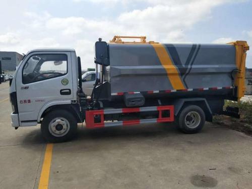 Dongfeng 4ton Hanging bucket garbage truck