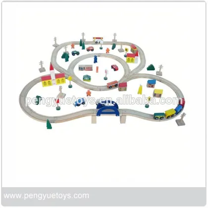 Imported Wood Toys	,	OEM Train Track	,	Letter Train Set