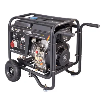 Chinese Power 5000 Watt 7.5 kW 8 kVA 48V DC Silent Welder Diesel Generator