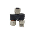 M12 to 2M12 5 Pole Sensor Connector