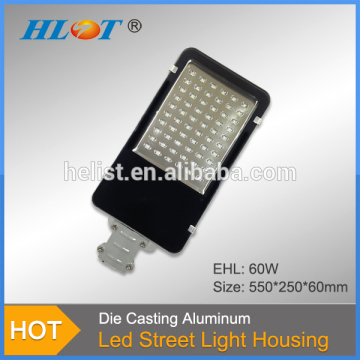 5 years warranty dimmable 40w led lamp solar led street lights housing body with both arms
