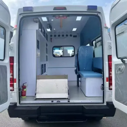 Hospital ambulance patient rescue vehicle