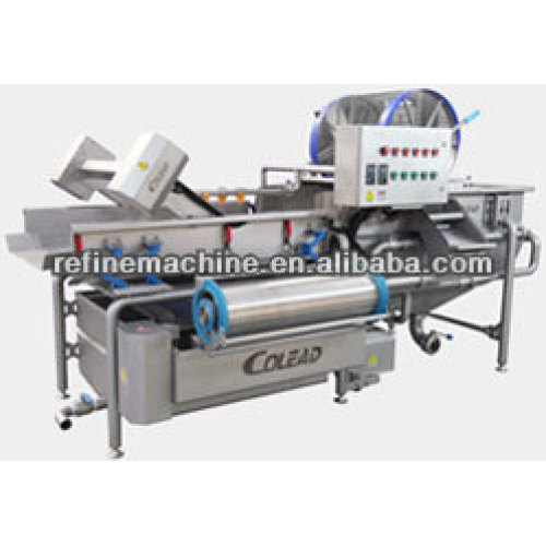 Bean sprout washing and peeling machine line