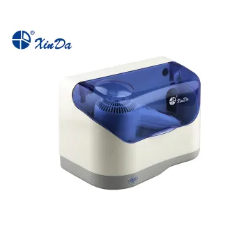 Low power hair dryer with plastic protective cover