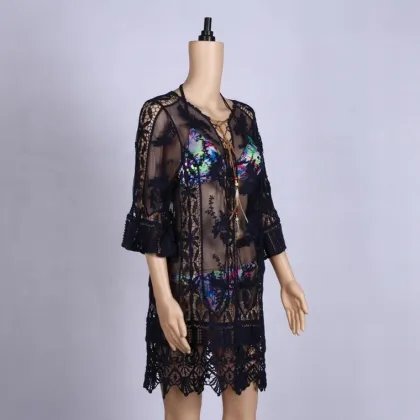 Hot swimsuit bikini cover up beach beachwear