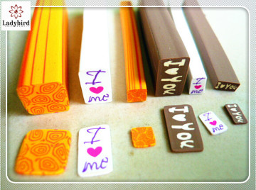 ladybird fahsion colorful Polymer Clay for diy 3D nail decoration