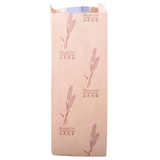 Hot Sale Tear Notch Bread Packing Gusset Pouch