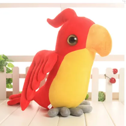 Lovely reallike colourful stuffed parrot toys,parrot plush toy