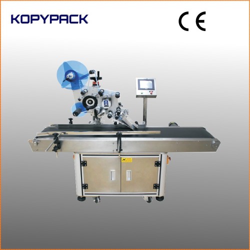 commerical automatic plane adhesive label applicator labeling machine