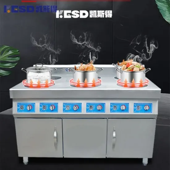 Restaurant Kitchen Equipment Electric Induction Cooker Stove with 6 Burners