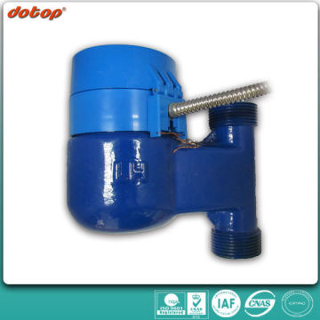 Brass mechanical flow meter counter
