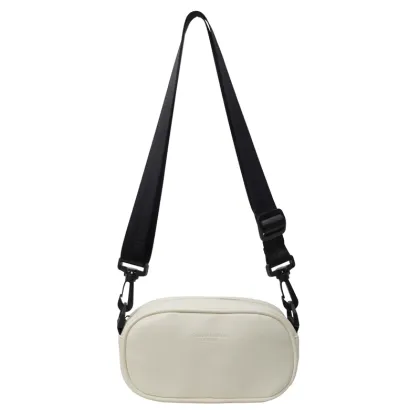 Ladies PU Summer Chest Bag: Fashionable Diagonal Design Shoulder Bag with Durable Zipper