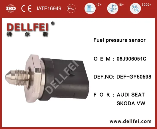 Fuel Rail Pressure Sensor 06J906051C for AUDI,SEAT,SKODA,VW