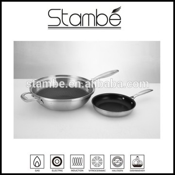 2015 Stambe Best Selling Triply stainless steel wok set