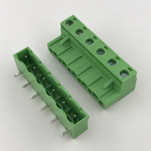 6pin 7.62 pitch pluggable terminal block