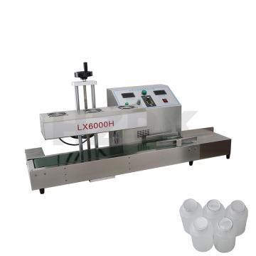 Macchine per sigillante per imballaggi alimentari automatici: HZPK LX6000H SIGNIFICAZIONE A INDUTtion per bottiglie e barattoli