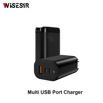 3 Port Charger 65W Pd 3.0 Gan Pangisi daya